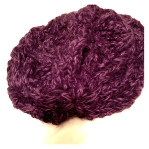 Purple beanie
